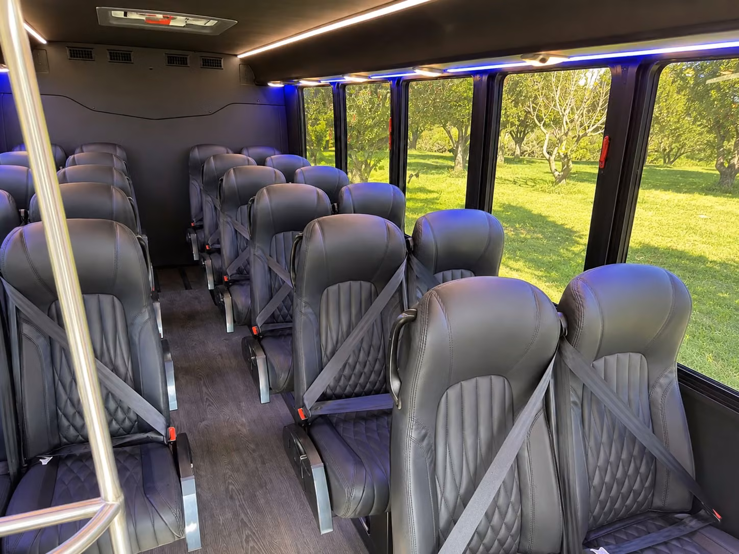 20 passenger minibus interior