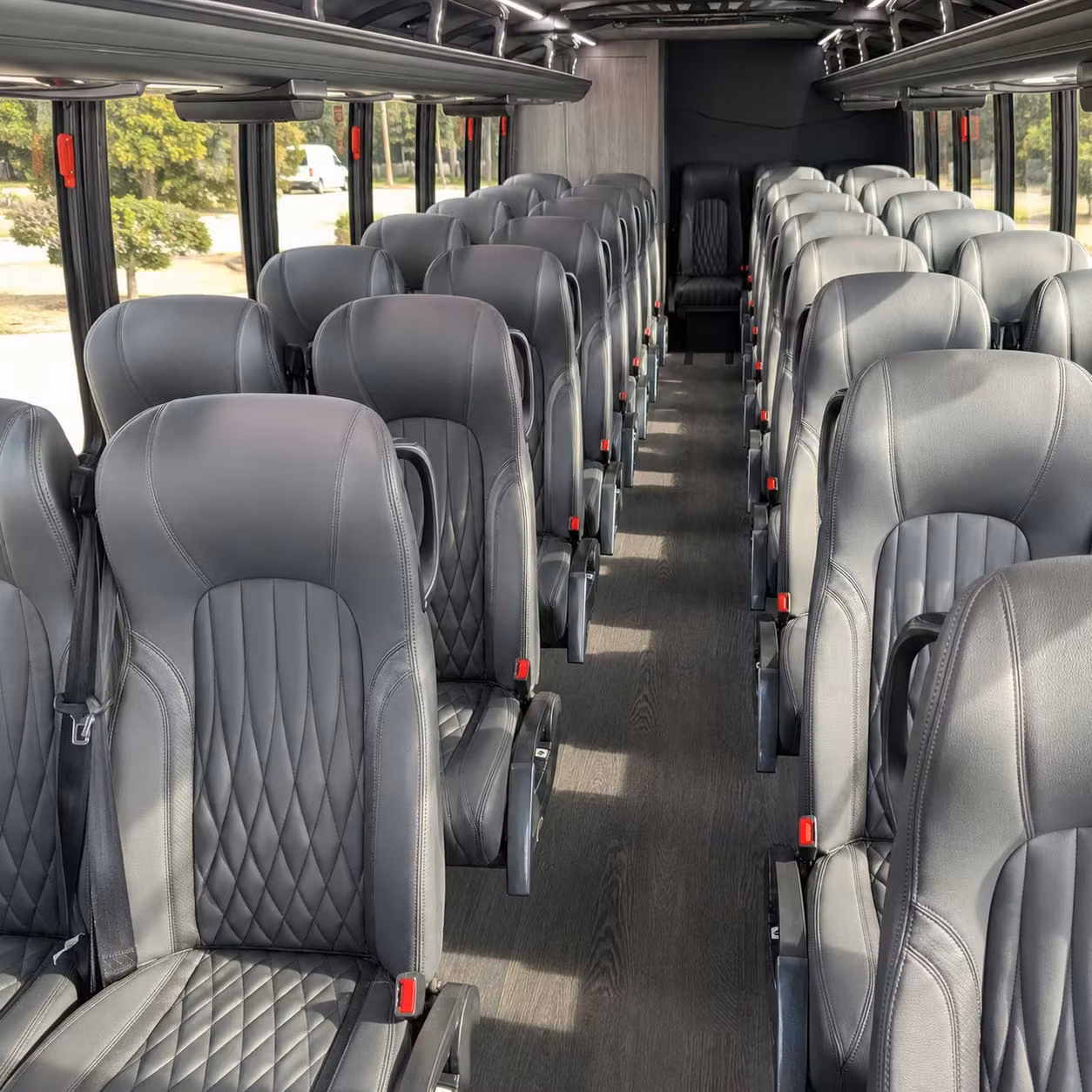 25 passenger minibus interior