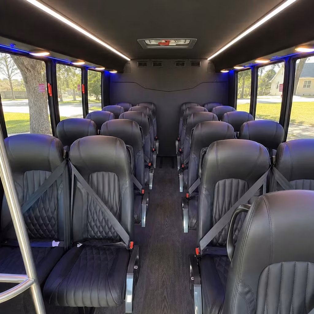 28 passenger minibus inside