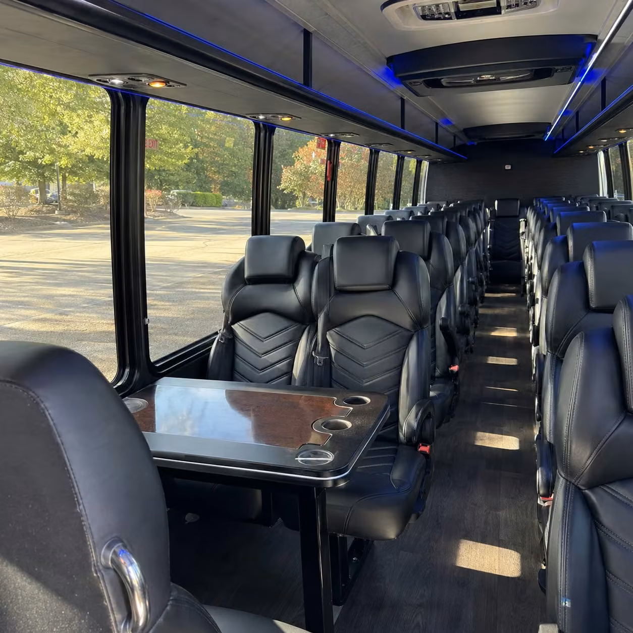 35 passenger minibus interior
