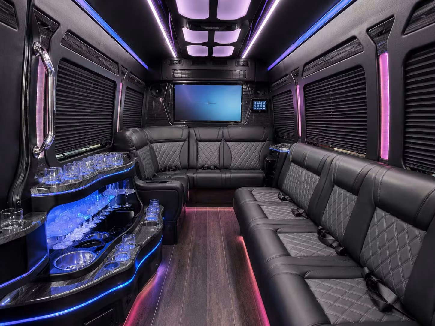 rehearsal dinner shuttle bus rentals in santa ana