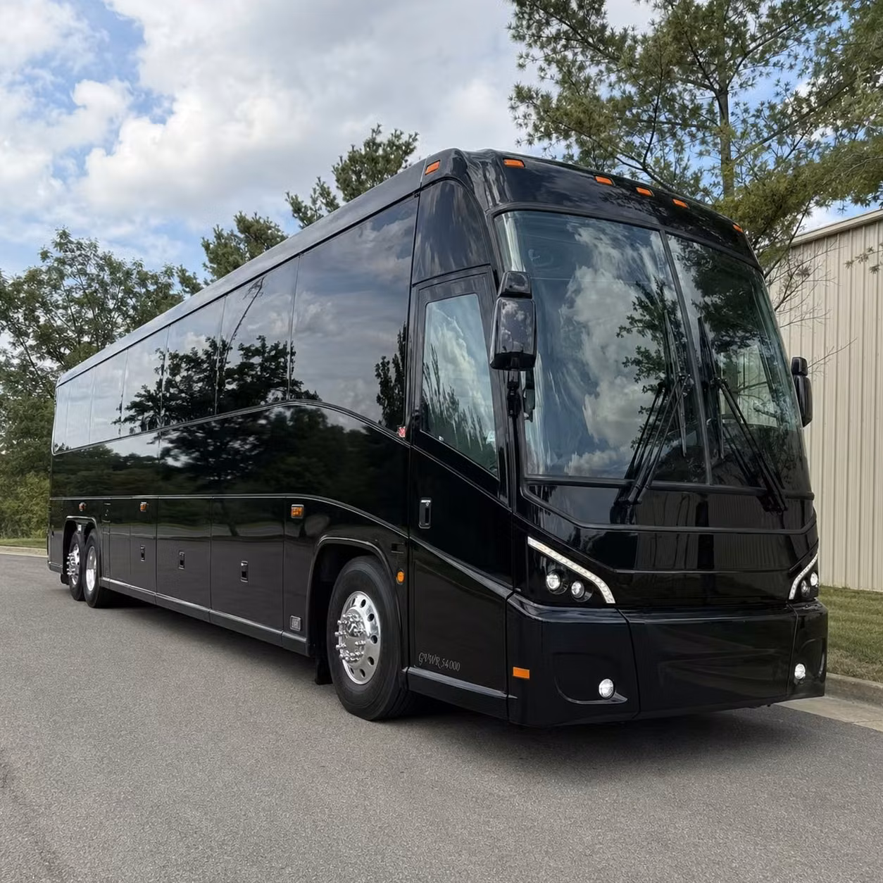 santa ana 56 passenger charter bus rental